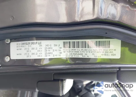 2015 Jeep Cherokee Limited z USA, uszkodzony, nr VIN 1C4PJMDB3FW544562